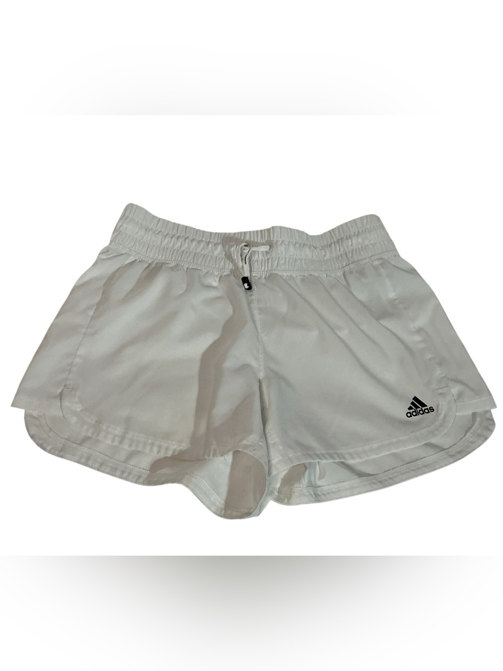 adidas Women's White Athletic Running Shorts